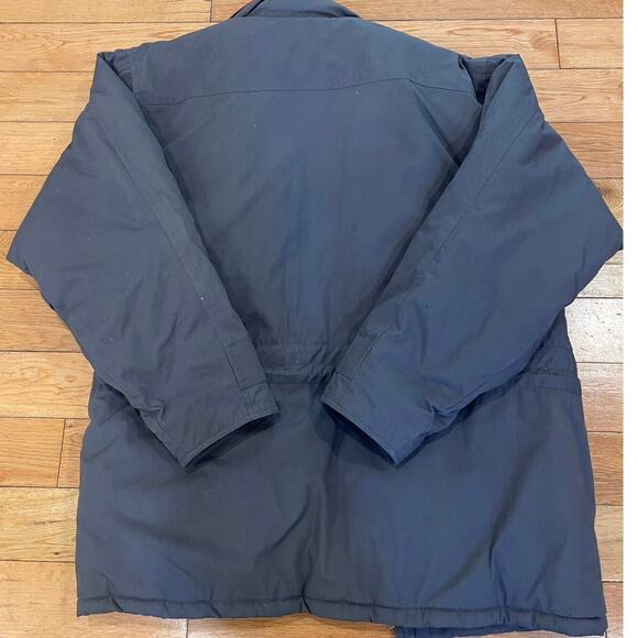 McGregor Vintage 90s Winter Jacket Heavy Duty Gray Zip Up Knit Collar Size Large - Picture 8 of 8